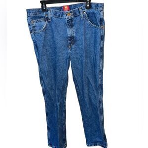 Wrangler 36WMZ Cowboy Slim Fit medium wash men’s jeans size 38x32